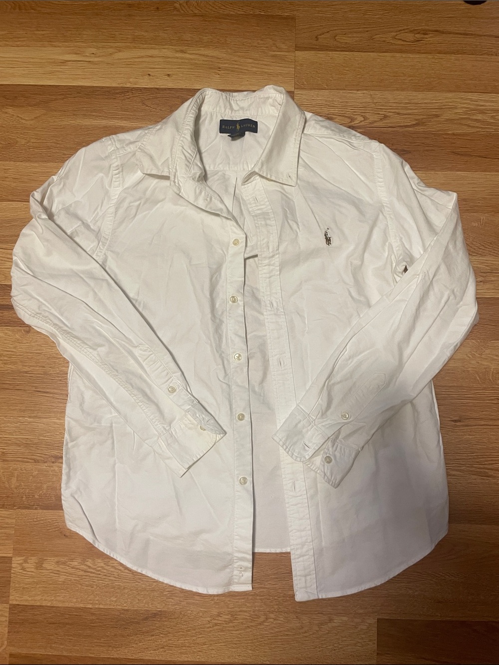 Ralph Lauren White Button-Down Shirt